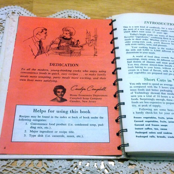 Vintage Campbell Cookbook, Easy Ways to Delicious Meals - Picture 3 of 11